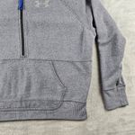 Under Armour  Pullover Half Zip Hoodie Gray Women's Size Medium Long Sleeve Photo 4