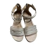 Eileen Fisher  Shea Metallic Leather Strappy Sneaker Sandals Women’s Size 8 Photo 1