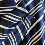 Pendleton  Silk‎ Skirt Women's Size 10 Nautical Blue White Striped Classic A Line Photo 7