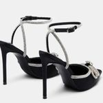 Steve Madden Women's Viable Black Embellished Heel Photo 3