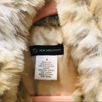 New Directions Leopard faux fur vest small Photo 2