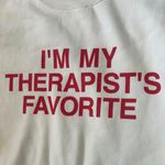 Mayfair Group  X Chris Klemens therapist favorite Cream crewneck medium large EUC Photo 2