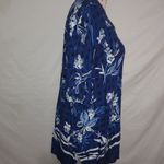 Norton Mcnaughton McNaughton 1X Navy Blue White Aloha Top Plus Photo 1
