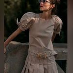 Free People  Sevi Mini Dress in Tan Photo 1