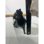 Nine West  Womens Faux Leather Strappy Stiletto Heels Back Zip Black Size 8.5 Photo 11