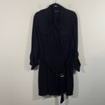 City Chic Women's Black Urban D Ring Shirt Dress Size M (18) Photo 1