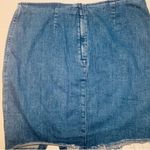 Madewell #138  Cross Front Jean Skirt Photo 5