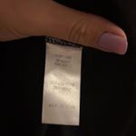 Doe & Rae  Black Poof ruched sleeve Blouse Top Basic Neutral Minimal Office Photo 4