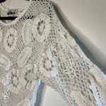 American Vintage Vintage Hand Knit Crochet Cottagecore Sweater Photo 4