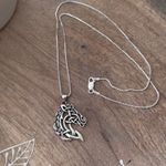 Sterling Silver Celtic Horse Pendant Necklace Photo 7