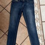 Cache  Women's Deep Indigo vintage lowrise Skinny Jeans Photo 0