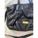Marc by Marc Jacobs  Black Leather Slouchy Shoulder Tote Bag Large EUC Long Strap Photo 3