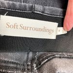 Soft Surroundings Pull On Jeans Medium Black High Rise Ultimate Bootcut Denim Photo 5