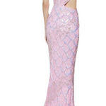 primavera couture dress Size 4 Pink Beaded Sequined Party Prom Occasion Gown Photo 0