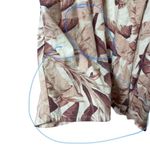 House of Harlow Palm Leaf Midi Dress Women’s Size Medium Linen Vacation Pink Photo 9