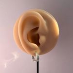 Small Hoop Earrings for Men Women Streetwear Hip Hop Unisex Style Silver Photo 4