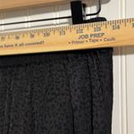 Good American Size 3 (L) Black Satin Wide Leg Palazzo Pants Viscose Animal Print Photo 2