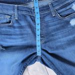 7 For All Mankind Josefina Skinny Boyfriend Jeans Distressed Button Fly Size 27 Photo 8