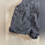 Madewell Adirondack Short Overalls Shortalls Black Denim 100% Cotton Size Medium Photo 6