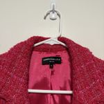 Generation Love  Delilah Pink Tweed Metallic Threads Blazer Size XL Photo 2