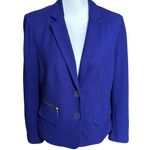 Chico's Purple Lined 2 Button Blazer / Jacket NWOT Photo 0