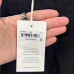 Vitamin A  Riviera Cover Up  Dress - Black Crinkle Linen Side Tie Photo 5