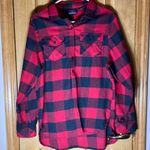 Burnside buffalo print maids of honor flannel shirt long sleeve wedding medium Photo 2