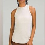 Lululemon Hold Tight Tank Top, Ribbed in Ivory Color Size 4? Photo 0