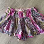 Nanette Lepore  Women’s 100% Silk Color Casual Shorts High Rise Zipback Size 6 Photo 5