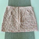 Wild Fable  Light Blush Pink White Floral Notch Front Stretch Mini Skirt Size 16 Photo 10