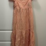 Peter Som FLAWED Collective Orange Puff Sleeve Tiered Dress Size 8 US $395 Photo 1