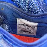 Nike  Blue and White Flyknit Sneakers Photo 1