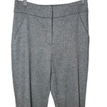 Veronica Beard  Frazier Herringbone Wool Blend Jogger Pants Size 2 Black White Photo 2