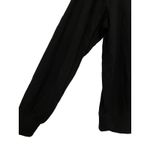 Three Dots  Black 1/4 Zip Pullover Sweater Size Small‎ Lightweight Mock Neck Photo 4