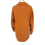 Avec Les Filles  Shirt Jacket Shacket Button Down Coat Orange Size Large Photo 6