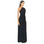 Jonathan Simkhai Annabelle Halter Gown in Black 8 New Womens Maxi Dress Photo 3