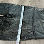 Spanx Velvet Shine Black Gold Metallic Shimmer High Rise Tummy Control Size M Photo 8