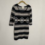 Denim & Supply Ralph Lauren  Black Southwestern Knit Dress Small Photo 2