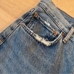 AGOLDE Like New  90’s pinch waist distressed jeans Photo 5