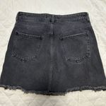 Free People Black Jean Shorts with Embellished Trim Photo 2