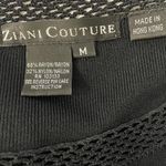 Ziani Couture Black Crochet Lace Sweater Size M Photo 1