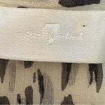 7 For All Mankind  100% Silk‎ Sleeveless Ruffle Blouse Size Medium Photo 5