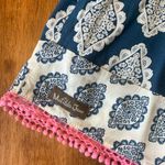 Matilda Jane  Romper Medium Blue and Pink Patterned Shorts Boho Photo 10