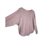 Vila Milano  Women’s Purple Heathered Knit Dolman Sleeve Pullover Sweater Large Photo 1