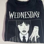 Old Navy  XL (14-16) WEDNESDAY STAY‎ KOOKY BLACK CROP TEE NWT Photo 1