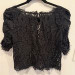 Joie  Fanny Smocked Sleeve Lace Top Photo 8