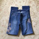 White House | Black Market WHBM Sequin Lace Jeans The Slim sz 2 EUC Photo 4