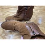 Softwalk Rockford Ankle Boots Women 9.5M Brown Suede Side Zip Cuban Heel Booties Photo 5