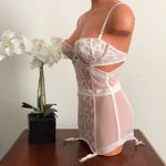 Victoria's Secret Victoria’s Secret Embroidered Long Corset 34C Photo 1