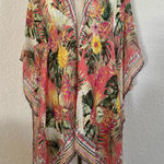 Nine West Floral Swim Coverup - Pink and Green Photo 0